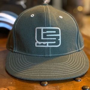 LeBron James Green Cap. Sample sale. Fitted size 7 1/4. Signature Collection